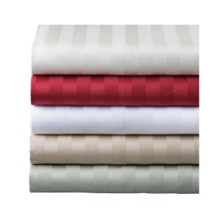 Grace Home Fashions 500tc Damask Stripe Egyptian Cotton Sheet Set, Green