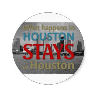 What happens in Houston Sticker