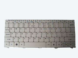 Acer Aspire One AO532H 2067, AO532H 2068, AO532H 2206, AO532H 2223, AO532H 2268, AO532H 2288, AO532H 2298, AO532H 2309, AO532H 2326, AO532H 2382, AO532H 2406, AO532H 2527, AO532H 2575, AO532H 2588 Laptop Keyboard Color White US Layout Notebook Keyboard Co