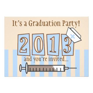 Nurse Graduation Party Invitations 2013