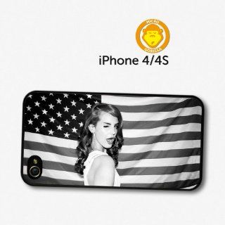 Lana Del Rey American Flag Wink Blink Eye case for iPhone 4 4S A547  Players & Accessories