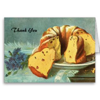 Thank You   Coffee Cake for Company   Perfect Host Greeting Card