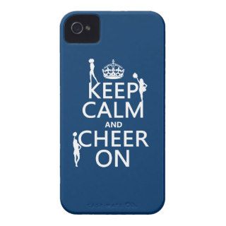 Keep Calm and Cheer On (cheerleaders)(any color) iPhone 4 Covers