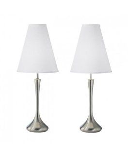 Kichler Lighting 24802 Westwood Table Lamps Lamp Set, Brushed Nickel   Household Lamp Sets  