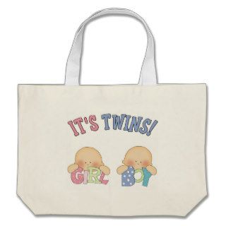 ITS TWINS (Boy Girl) Canvas Bags