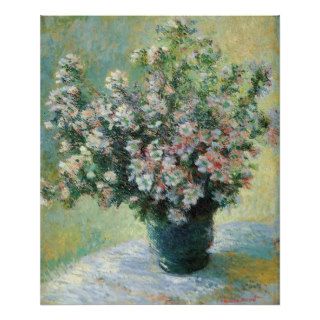 Vase of Flowers Fine Art by Claude Monet Posters