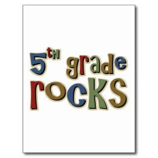 5th Grade Rocks Fifth Post Cards