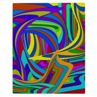 Psychedelic Wave Photo Plaques