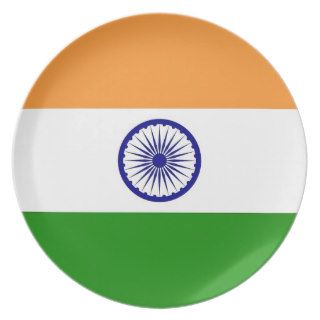 Indian Flag Plate