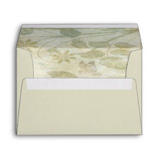Vintage Pastel Floral Wedding Envelopes