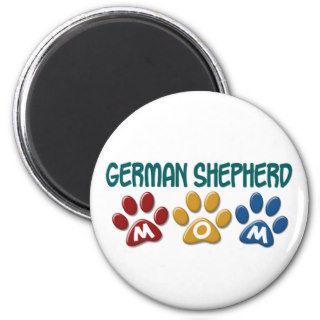 GERMAN SHEPHERD Mom Paw Print 1 Magnet