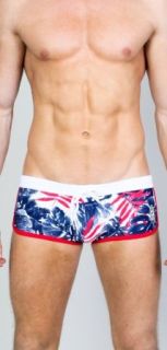 Timoteo Speedster Rainforest Red Mini Swim Trunks (Small) at  Mens Clothing store