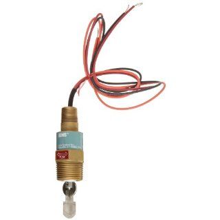 Gems Sensors FS 550 Series Brass High Pressure Flow Switch, Paddle Type, 5.0   29.0 gpm Flow Setting Adjustment Range, 1" NPT Male Industrial Flow Switches