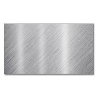 Stainless Steel texture "Blank" Business Cards
