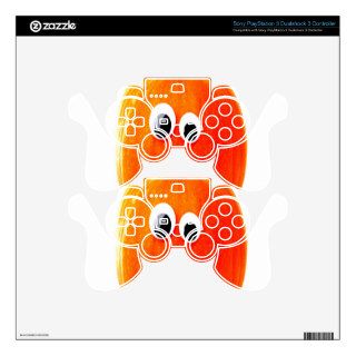 funny pumpkin face skins for PS3 controllers