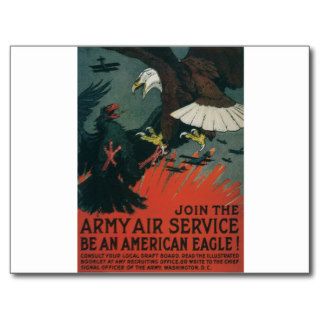 Army Air Service circa 1917 Post Cards