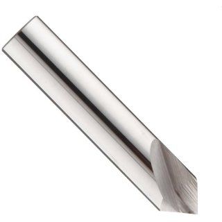 Magafor 81951400 8195 Series 2 Flute, 90 Degrees Cutting Angle, 0.551" Cutting Length Solid Carbide Uncoated (Bright) Combination Spotting Drill And Countersink Bit