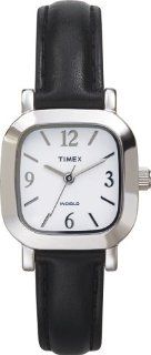 Timex Women's T2F551 Classic Black Leather Strap Watch Timex Watches