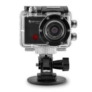 Ematic EVW535W 1080p 5MP Camera Waterproof Sports HD Black With Wifi  Camera & Photo