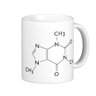 Caffeine Chemical Structure Mug