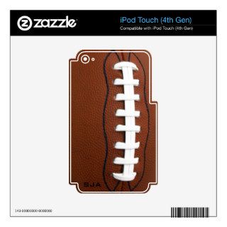 Football Design iPod Touch  Skin iPod Touch 4G Decal