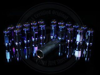 Muteki BURNING BLUE SR48 Extended Open End Lug Nuts 12x1.5mm Automotive