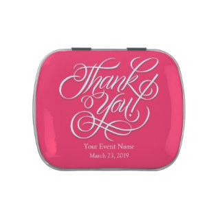 Thank You Party Favor Candy Tins