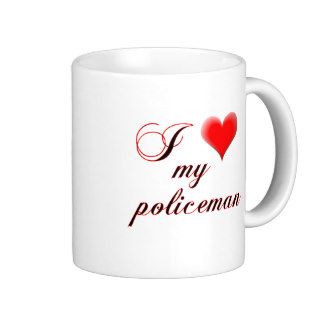 I "heart" My Policeman Coffee Mugs