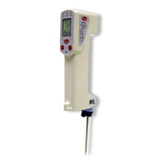 Cooper Atkins 481 0 8 Dual Temp Thermometer Infrared with RTD Probe,  40 to 536 degrees F Temperature Range