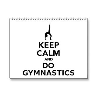 Keep calm and do Gymnastics Calendars