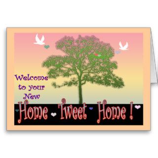 Welcome to Your New Home card