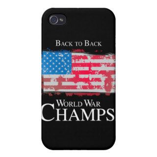 Back to Back World War Champs  .png iPhone 4 Cases