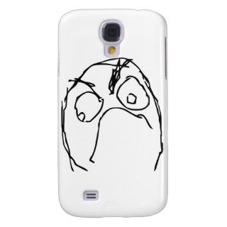 Angry Unhappy Meme Face Samsung Galaxy S4 Covers