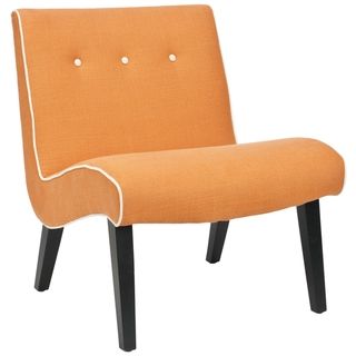 Safavieh Noho Orange Lounge Chair Safavieh Chairs