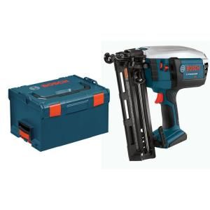 Bosch 18 Volt Lithium Ion 16 Gal. Cordless Nailer with Lboxx FNH180KL 16