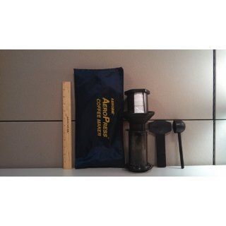 AeroPress Coffee and Espresso Maker with zippered nylon tote bag with bonus 350 Micro Filters Kitchen & Dining