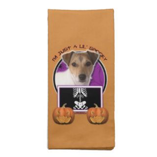 Halloween   Just a Lil Spooky   Jack Russell Printed Napkin