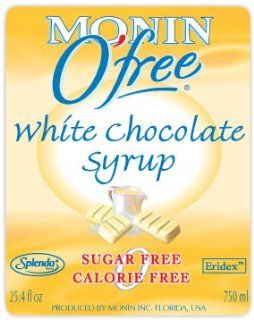 Monin *Sugar Free* White Chocolate Syrup  Grocery & Gourmet Food