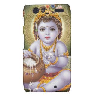 Baby Krishna Hindu Deity Vishnu Avatar Droid RAZR Cases