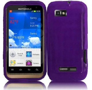 Motorola Defy XT XT556 ( US Cellular , Straight Talk ) Phone Case Accessory Sensational Purple TPU Skin Cover with Free Gift Aplus Pouch Cell Phones & Accessories