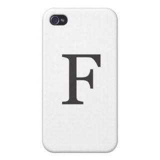 "the letter F" iPhone 4/4S Cases