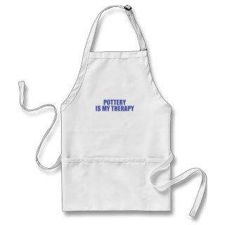 Pottery is my therapy apron