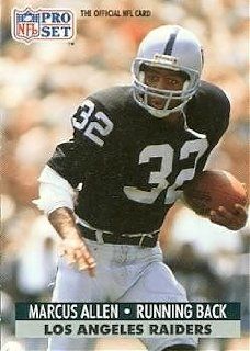 Marcus Allen (HOF) 1991 Pro Set NFL Card #541 (Raiders) 