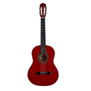 Stagg Full Size Classical Acoustic Guitar   Transparent Red 