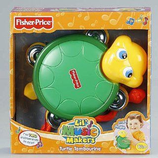 Fisher Price Lil' Music Makers Turtle Tambourine  Baby Musical Toys  Baby