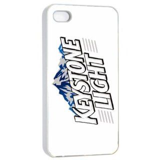 Keystone Light Beer Logo Case for Iphone 4/4s White Cell Phones & Accessories
