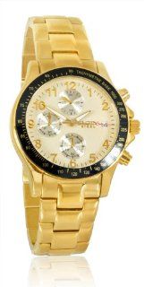Elgin FG558 Men's Gold Tone Stainless Steel Quartz Watch with Champagne Dial at  Men's Watch store.