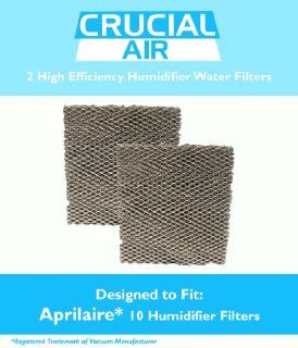 High Quality 2PK Humidifier Filter Water Panel Pad Designed To Fit Aprilaire Humidifier Models 110, 220, 500, 550, 558 ; Compare To Aprilaire 10 Water Panel Part   Humidifier Replacement Filters