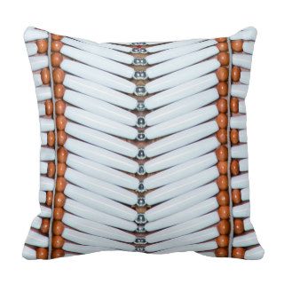 Native American Indian Chest Plate Design Throw Pillows