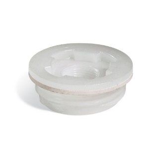 New Pig DRM543 Poly Buttress Drum Bung, White (Box of 10) Drum And Pail Lids